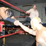 Brian XL and El Conquistador showing a sign of respect