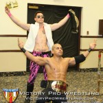 The VPW Tag Team Champions Ricky Reyes and EJ Risk