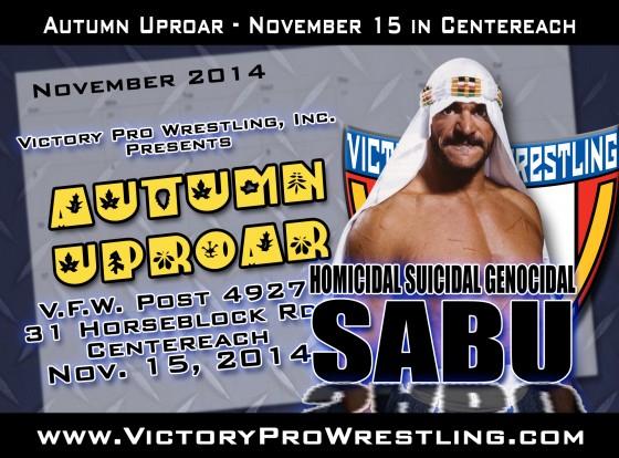Sabu comes to Victory Pro Wrestling