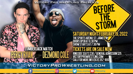 Dezmond Cole vs Percy Ryan at Before the Storm