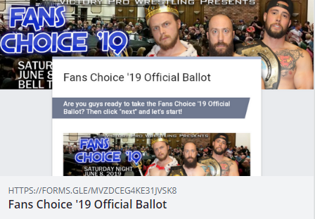 Fans Choice '19 - vote today!