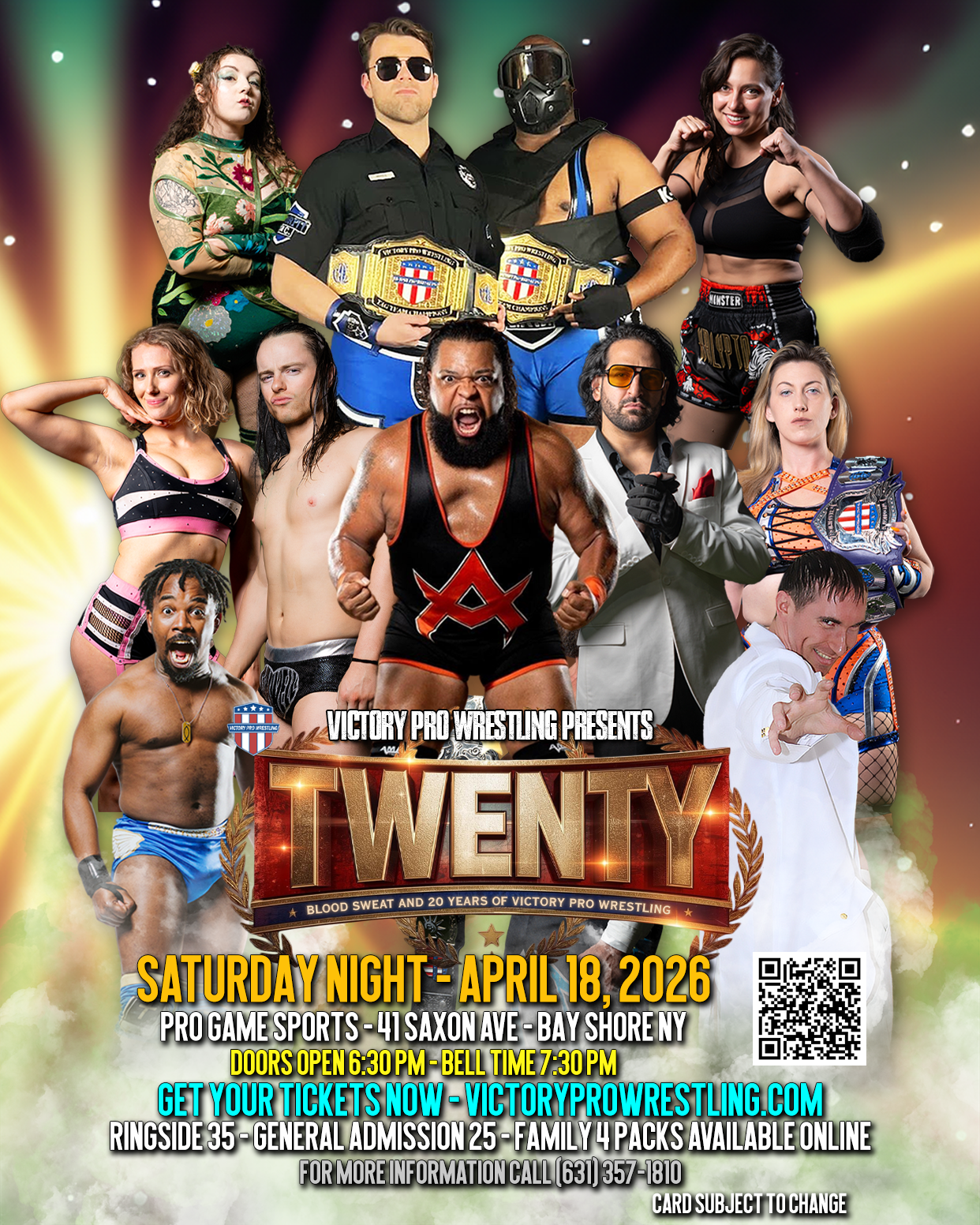Catch Victory Pro Wrestling live!!